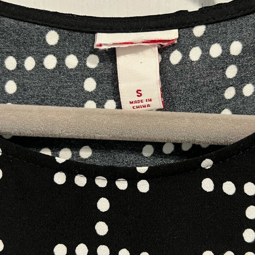 Merona Black & White Dress Size Small - Picture 2 of 5